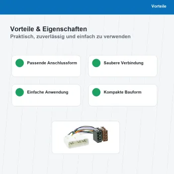 Preview: ISO Adapterkabel passend für Chevrolet Isuzu D-MAX Trooper 1160-02 - Bild 4 von 8