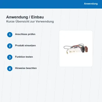 ISO Adapterkabel passend für Mazda OEM Anschluss 1170-02 - Bild 5 von 8
