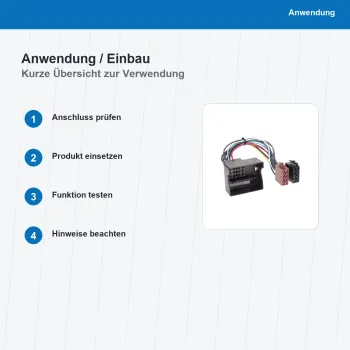ISO Adapterkabel passend für BMW Land Rover 1024-02 - Bild 5 von 8