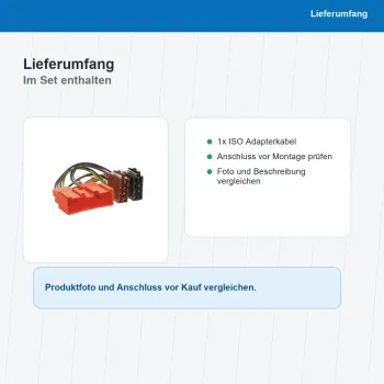 ISO Adapterkabel passend für Mazda diverse 24Pin 1173-02 - Bild 8 von 8