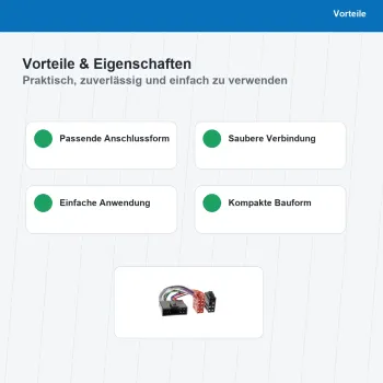 Preview: ISO Adapterkabel passend für KIA OEM Anschluss 1179-02 - Bild 4 von 8