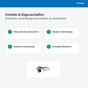 Preview: ISO Adapterkabel passend für Hyundai Kia 38Pin 35Pin 1144-02 - Bild 4 von 8