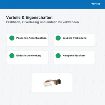 Preview: ISO Adapterkabel passend für Honda OEM Anschluss 1130-02 - Bild 4 von 8