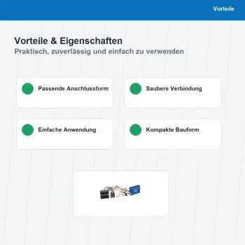 CAN-Bus Kit passend für Mercedes-Benz VW Quadlock>ISO Antenne 12-1196-46-15 - Bild 4 von 8