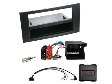 611114-08-1 2-DIN Kit mit Fach passend für Ford Fahrzeuge LFB/analog/Antenne – Bild 1 von 1