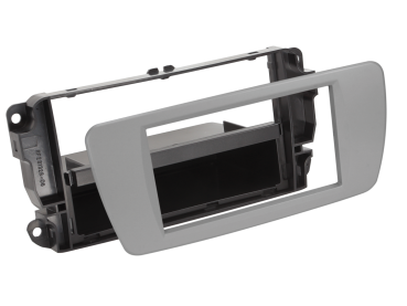 281328-06-4 2-DIN Radioblende mit Fach passend für Seat Ibiza dublin grau – Bild 1 von 1