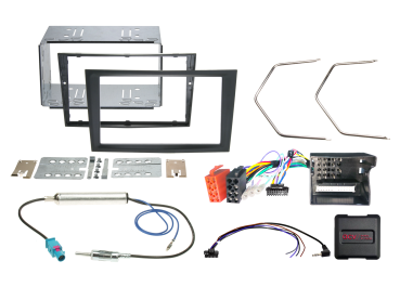 621230-24-6 2-DIN Kit passend für Opel Fahrzeuge charcoal Rubber Touch LFB/Ant. – Bild 1 von 1