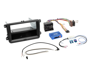611320-30-3 2-DIN Kit mit Fach passend für Seat/VW 52Pin Quadlock LFB/Antenne – Bild 1 von 1