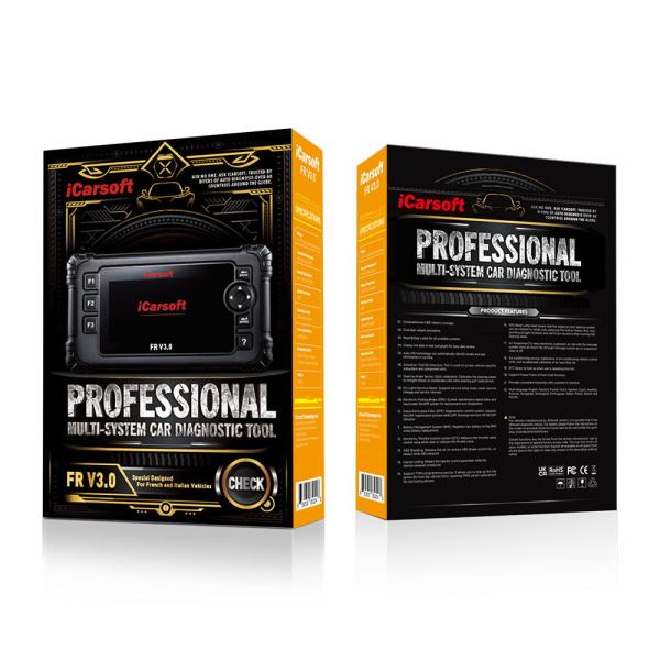 Professional Scanner Full System Diagnostics iCarsoft FA V3.0 for Renault, DS, Dacia, Peugeot, Citroen Fiat, Alfa Romeo, Lancia, Abarth, Maserati, Ferrari