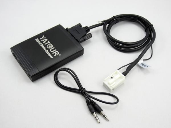 Yatour USB SD AUX Interface – Compatible with AUDI/VW/SEAT/SKODA Radios with 12-Pin CD Changer Port