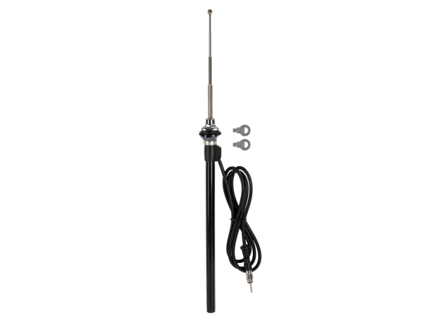 152000-42 Teleskopantenne AM/FM universal passiv chrom Ø29mm – Bild 1 von 1
