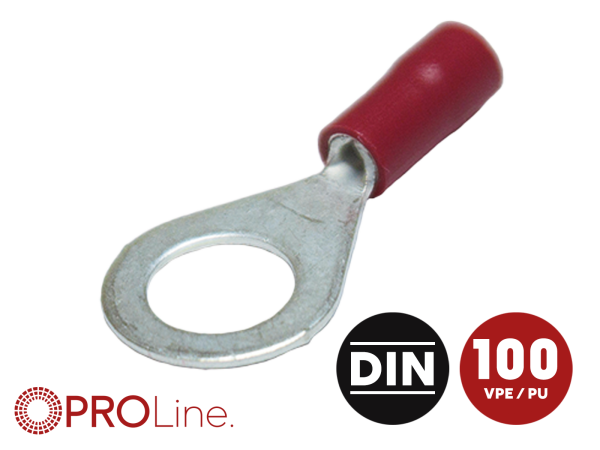 348450-1-0-p Ringkabelschuh 0,5mm²-1,5mm²/8,4mm rot EE 100 Stück – Bild 1 von 1