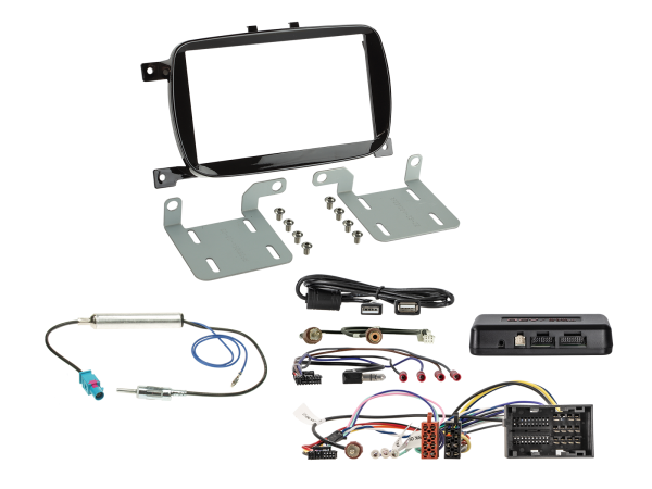 621094-36-1 2-DIN-Set passend für Fiat 500(ZAF 312) 07/2015-08/2024 i-dapter – Bild 1 von 1