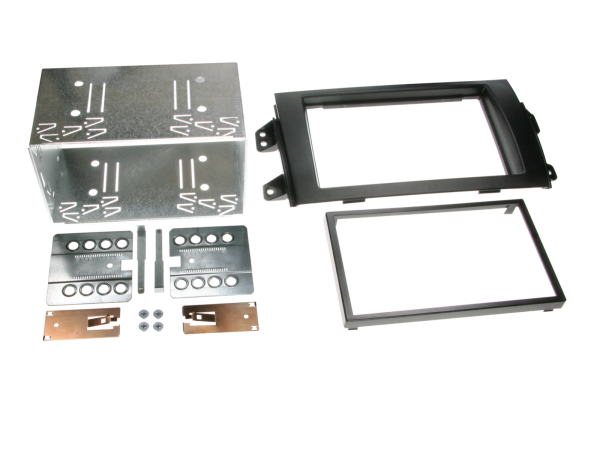 381094-17 2-DIN RB passend für Fiat Sedici /Suzuki SX 4 2006 > schwarz – Bild 1 von 1