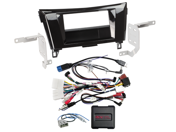 611210-17-1 2-DIN Kit m. Fach passend für Nissan Qashqai/X-Trail LFB/Antenne/USB – Bild 1 von 1