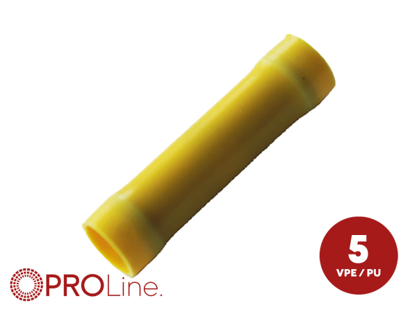 340003-5-p Stoßverbinder 4,0mm²-6,0 mm² gelb EE 5 Stück – Bild 1 von 1
