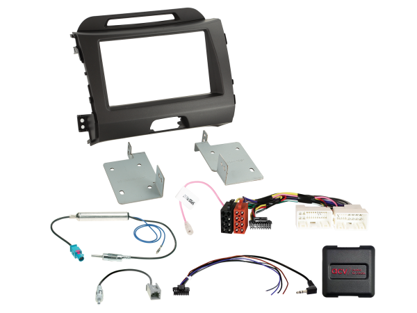 621178-28-3 2-DIN Kit passend für Kia Sportage 2010-2016 24Pin/18Pin LFB/Antenne – Bild 1 von 1