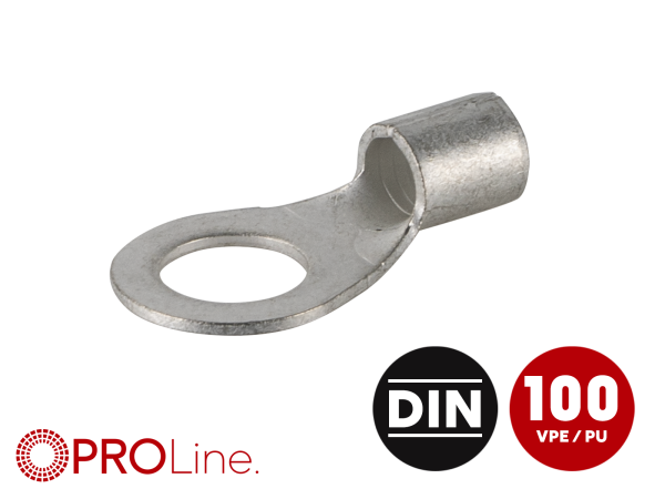 341016-4-0-p Ringkabelschuh 16mm²/10,5mm M10 unisoliert 100 Stück – Bild 1 von 1