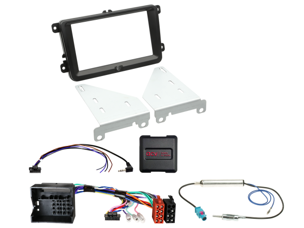 621320-30-2 2-DIN Kit passend für Seat/Skoda/VW Fahrzeuge LFB/Antenne schwarz – Bild 1 von 1