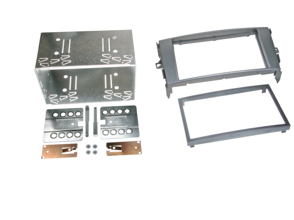 381300-13-1 2-DIN Radioblende passend für Toyota Auris/Verso anthrazit grau – Bild 1 von 1