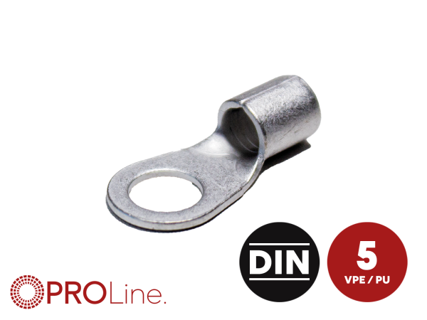 348416-4-5-p Ringkabelschuh 16mm²/8,4mm M8 unisoliert 5 Stück – Bild 1 von 1