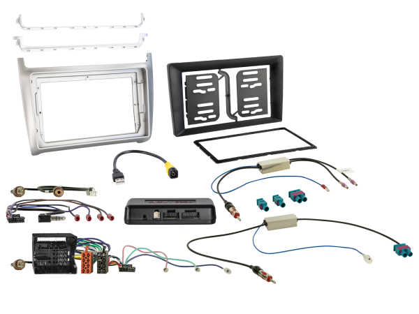 621320-43-2 9"/7" Kit passend für VW Polo 04/2014-07/2017 silber i-dapter/Ant. – Bild 1 von 1