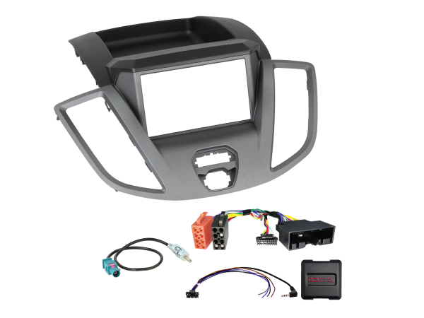 621114-32-1 2-DIN Kit m. Fach passend für Ford Transit V363 2014-2019 LFB analog – Bild 1 von 1