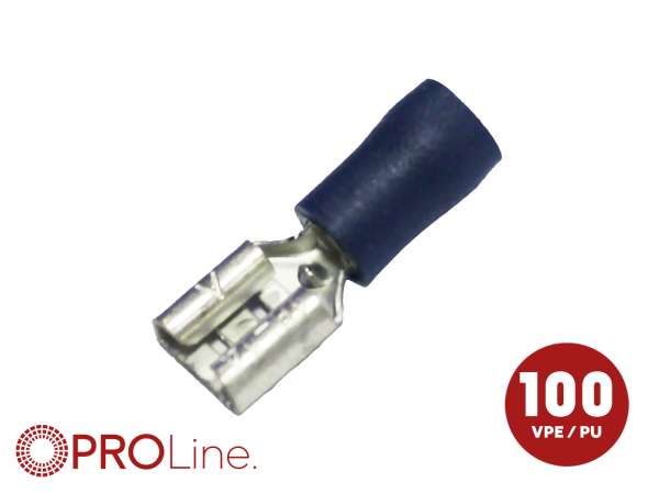 344801-2-0-p Flachsteckhülse(f) 1,5mm²-2,5mm²/4,8mm blau ST 100 Stück – Bild 1 von 1