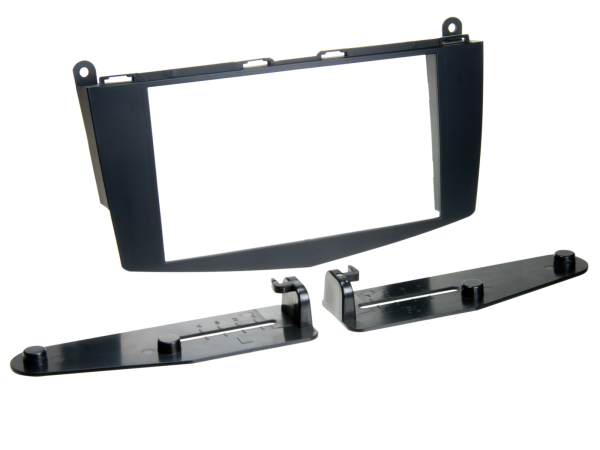 381190-32-1 2-DIN Radioblende passend für Mercedes C-Klasse 2007-2011 schwarz – Bild 1 von 1