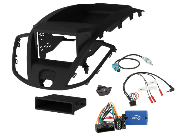 621114-32-2 2-DIN Kit m. Fach passend für Ford Transit V363 2014-2019 LFB analog – Bild 1 von 1
