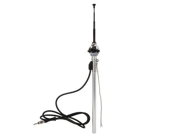 152000-43 Teleskopantenne AM/FM universal passiv schwarz Ø38mm – Bild 1 von 1