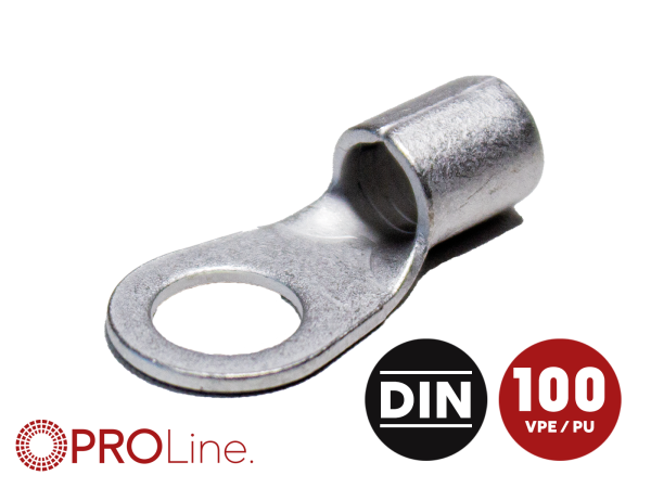 348416-4-0-p Ringkabelschuh 16mm²/8,4mm M8 unisoliert 100 Stück – Bild 1 von 1