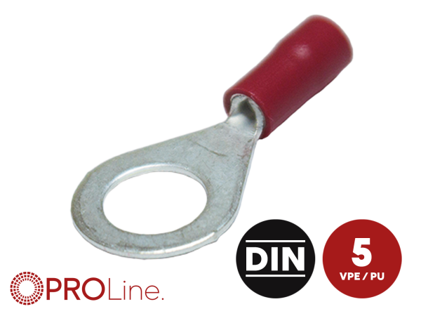 348450-1-5-p Ringkabelschuh 0,5mm²-1,5mm²/8,4mm rot EE 5 Stück – Bild 1 von 1