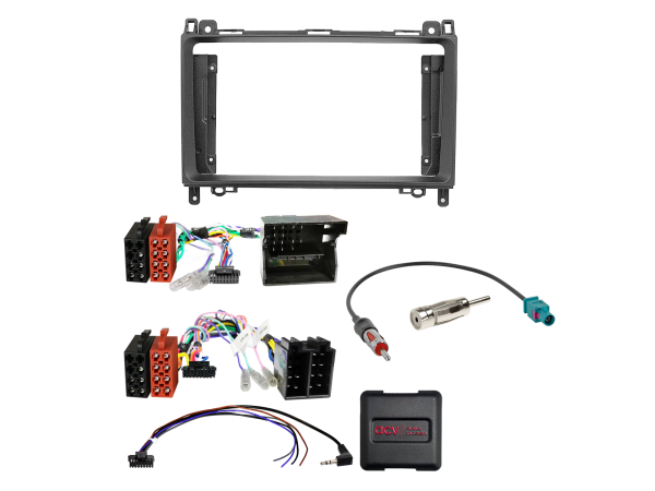 691190-90-1 9" Kit passend für Mercedes Fahrzeuge ISO/Mini-ISO/Quadlock – Bild 1 von 1