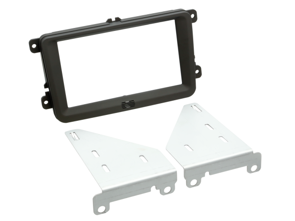 391320-30-1 2-DIN Radioblende passend für Seat/Skoda/VW Rubber Touch – Bild 1 von 1