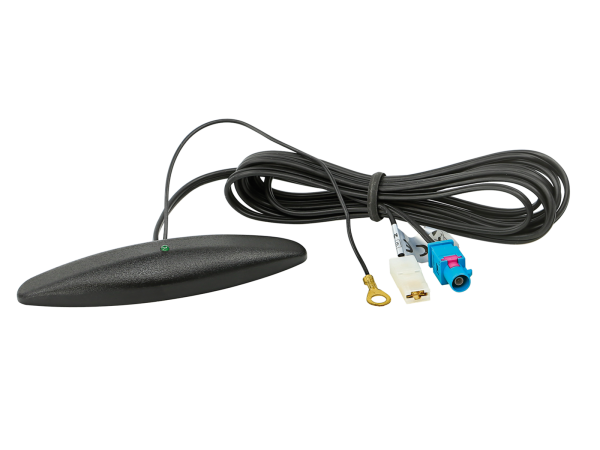 151000-08 Glasklebeantenne AM/FM Fakra Z(m) 12V extern – Bild 1 von 1