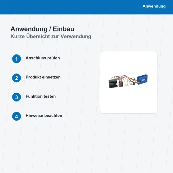 CAN-Bus Kit passend für Mercedes-Benz VW Quadlock>ISO Antenne 12-1196-46-15 - Bild 5 von 8