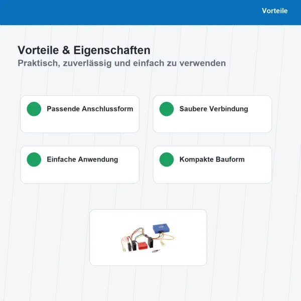 CAN-Bus Kit passend für Mercedes-Benz VW ISO>ISO Antenne>DIN 12-1190-46-15 - Bild 4 von 8