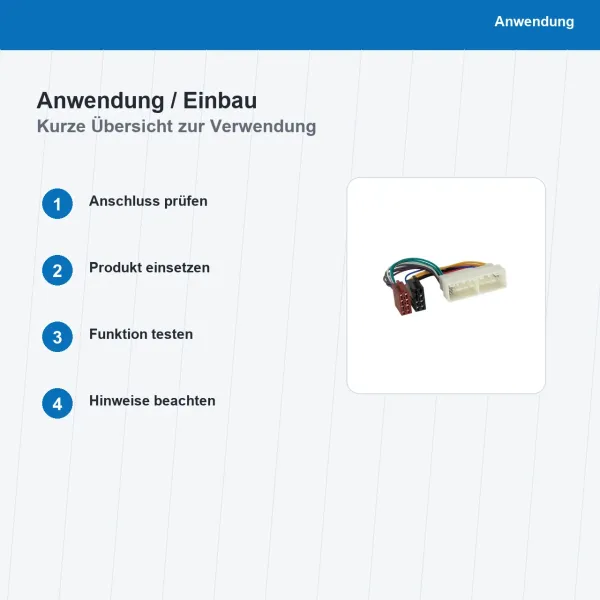 ISO Adapterkabel passend für Hyundai Kia 38Pin 35Pin 1144-02 - Bild 5 von 8