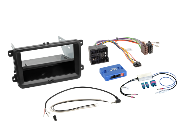 611320-30-3 2-DIN Kit mit Fach passend für Seat/VW 52Pin Quadlock LFB/Antenne – Bild 1 von 1